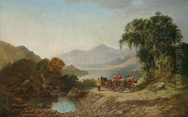 A Log Team In An Extensive Landscape - view 1