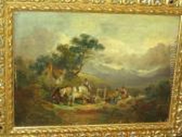 Welsh Scene, Wood Cart - view 1