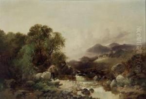 Fishing In The Scottish Highlands by Joseph Horlor