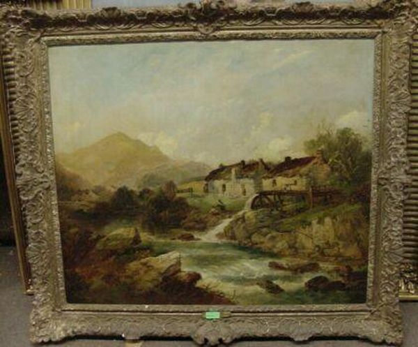 Mill Stream In The Scottish Highlands - view 1