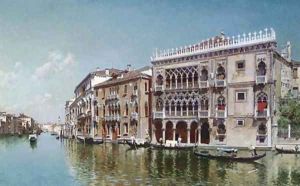 The Grand Canal with a View of the Ca' d'Oro, Venice