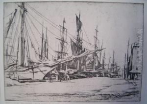 Whaling Ships, New Bedford