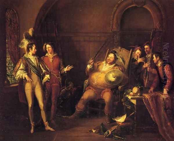 Falstaff and Prince Hal (A Scene from Henry IV, Part I, Act II, Scene IV) - view 1