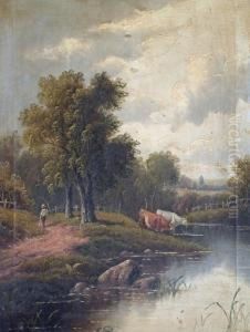 Cattle Watering by Etty Horton