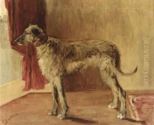 An Irish Wolf Hound by Etty Horton