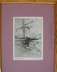 Mill In Holland by George Edward Horton