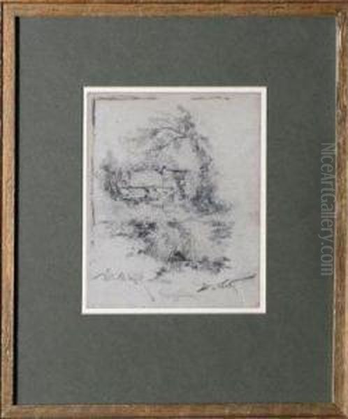"stevenson's Cottage, Wylam On Tyne" And "whittle Mill, Ovingham On
Tyne" - view 1