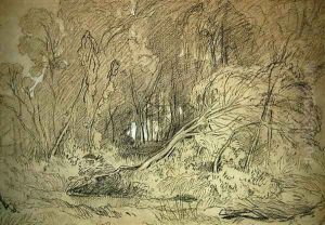 A Clearing in a Wood by Miles Edmund Cotman