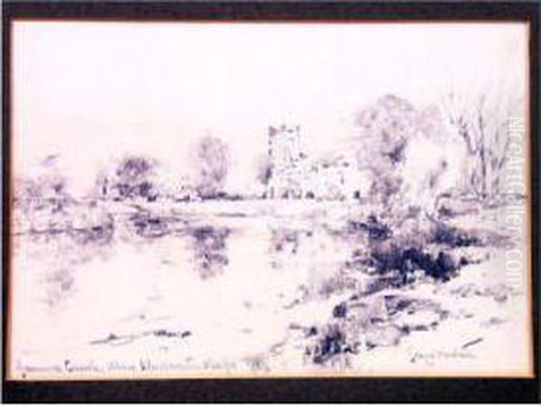 Study Of Grasmere Church - view 1