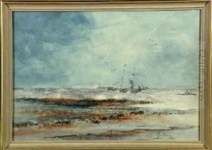 A Brigantine Under Tow Entering Tynemouth