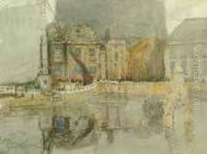 A Harbour Scene A Harbour Scene