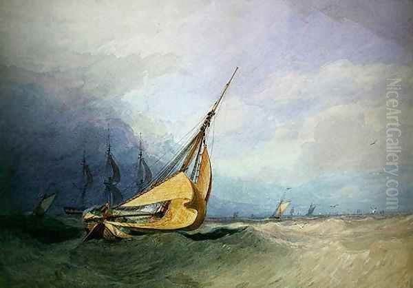 Seascape with Boats - view 1