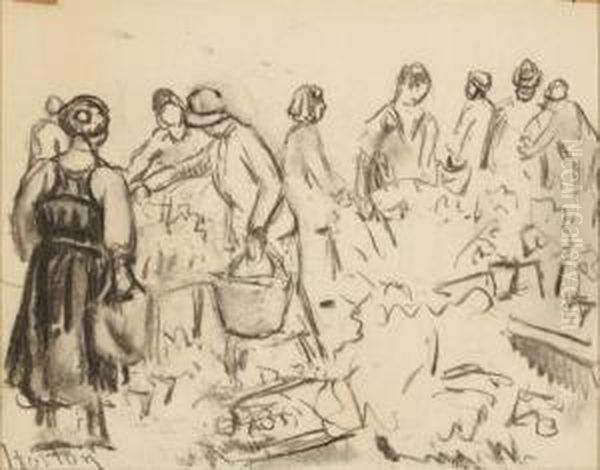 Women In Market Town In Norway - view 1