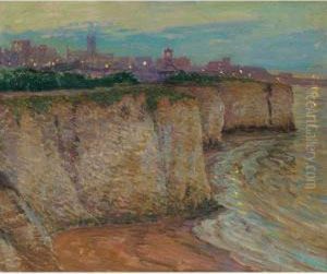 Evening Lights, Broadstairs Harbor & Le Ruisseau Devant Le Chateau: Two Paintings by William Samuel Horton
