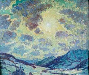 Les Montagnes De Gstaad, Circa 1920 by William Samuel Horton