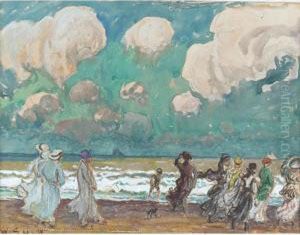 Le Toquet: A Windy Day by William Samuel Horton