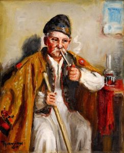 Muz S Fajkou (v Krcme)