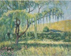 Le Saule, La Roseraie Et Les Nympheas A Giverny