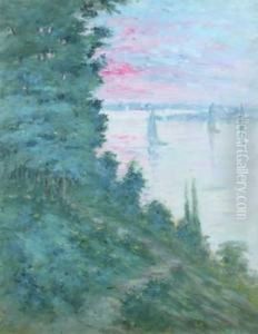 Voiliers Sur La Seine by Blanche Hoschede-Monet