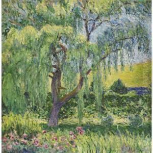 Giverny, Le Saule Et La Roseraie