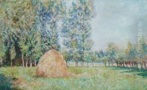 Meule De Foin Dans Un Pre by Blanche Hoschede-Monet