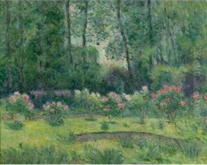La Roseraie Du Jardin Monet A Giverny by Blanche Hoschede-Monet