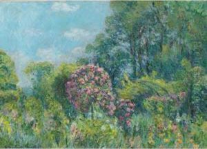 La Roseraie A Giverny (maison De Monet) by Blanche Hoschede-Monet
