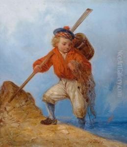 Der Kleine Fischer by Theodor Hosemann