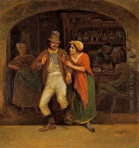 In Der Schanke by Theodor Hosemann