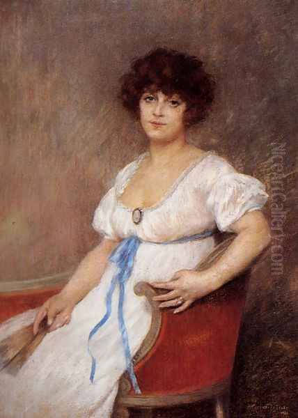 Portrait Of A Seated Lady - view 1