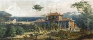Pavillon Dans Un Jardin