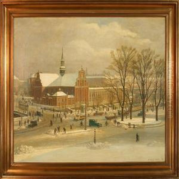 Winter Day At Holmenscathedral, Denmark - view 1