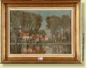 Paysage A L'etang by Charles Houben