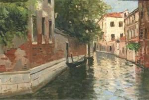 A Venetian Canal by Charles Houben