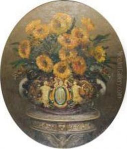 Still Life With Flowers by Henri Houben