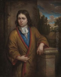 Portrait Of A Young Man by Arnold Houbraken