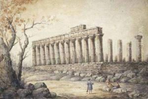 Veduta Del Tempio Di Giunone Lacinia Ad Agrigento by Jean-Pierr Houel