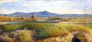 The Roman Campagna by Giovanni Costa