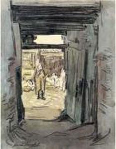 " Marocains Discutant ". by Henri Hourtal