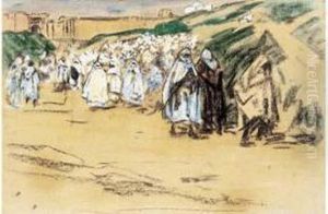 " Devant Fes ". by Henri Hourtal