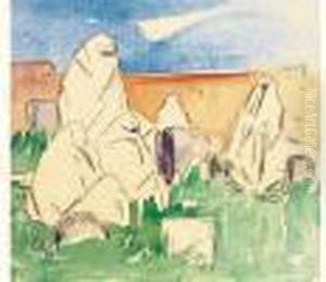" Marocaines Devant La Ville ". " Marocaines Devant La Ville ".