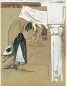 " Marocains En Palabre ". by Henri Hourtal