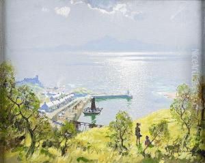 Dunure Harbour by Robert Houston