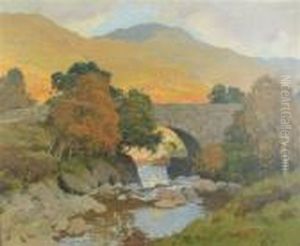 Autumnal Landscape With A Bridge Autumnal Landscape With A Bridge