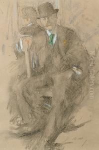 Portrait Of Mr Walker by Beatrice Julia How