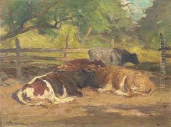 Resting After Milking, Dover Plains, New York - view 1