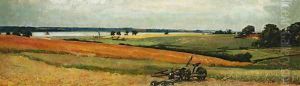 Loading Hay, the Stour Estuary by Frederick George Cotman