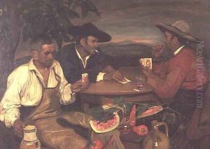 Card Players by Mary Cameron