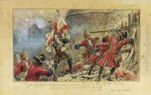 The Joint English And Bavarian Armies At The Siege Of Namur