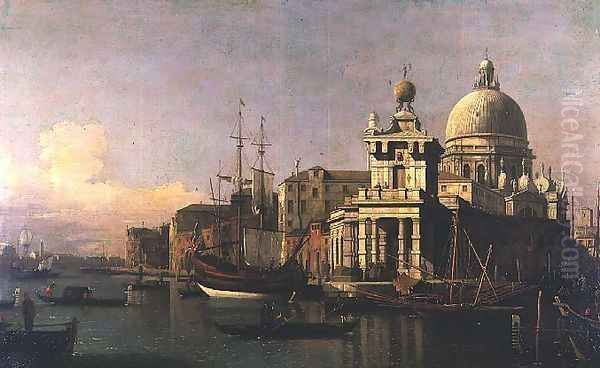 A view of the Dogana and Santa Maria della Salute - view 1